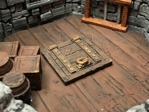 Dnd Trap Door Set OpenForge 28mm Tabletop Terrain Miniature | Etsy Rpg Wallpaper, Dnd Room ...