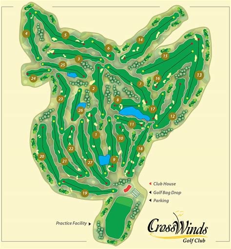 Layout - CrossWinds Golf Club