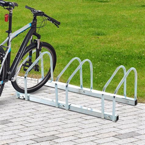 Cargo Management Bike Parking Rack,Bike Floor Stand,5 Racks Steel Bike Bicycle Floor Parking ...