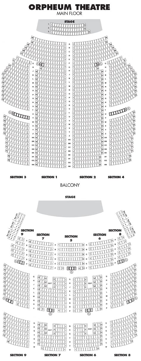 8 Images Orpheum Theater Seating And View - Alqu Blog