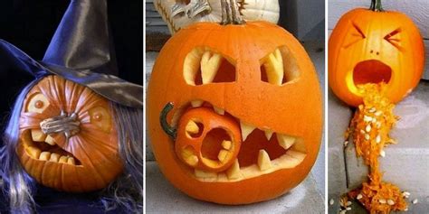 60 pumpkin carving ideas you need to master ahead of Halloween | Halloween pumpkin images, Scary ...