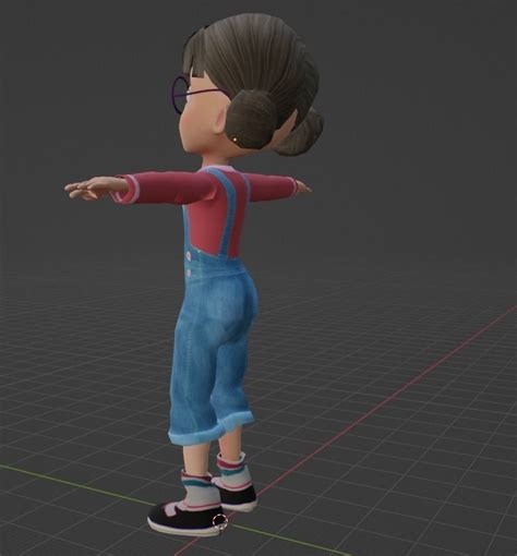 tani scary teacher 3d character download 3D model rigged | CGTrader