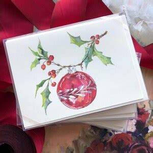 Christmas Cards Personalized Boxed Holiday Cards Set of 10 - Etsy