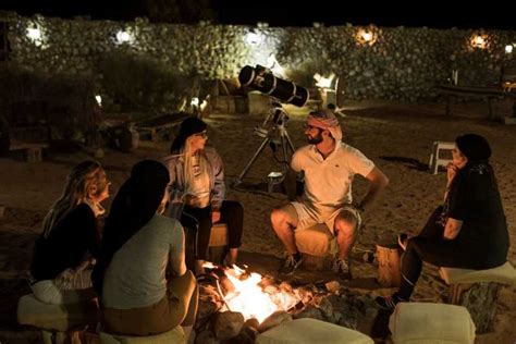 Dubai: Private Night Safari & Astronomy with 3-Course Dinner | GetYourGuide