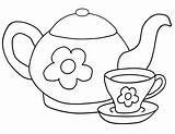 Kettle Coloring Pages sketch template