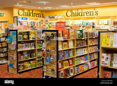 Childrens book area in a book shop store Stock Photo - Alamy