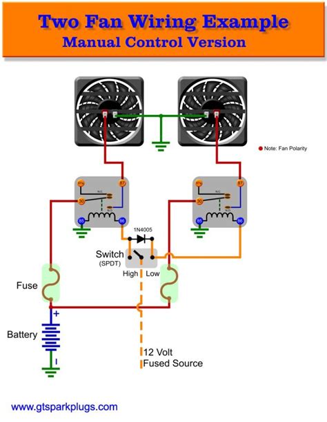 Electric Wire Diagram 12V Cooling Fans | Wiring Diagram - Electric ...