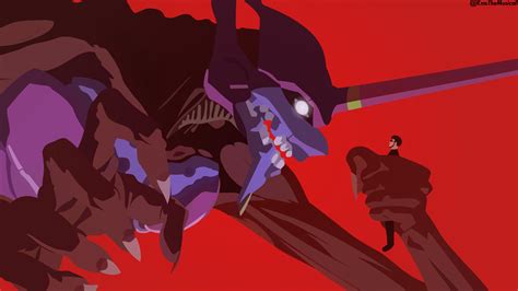 Evangelion Unit 1 Berserk Minimal by KmsTheMusical on DeviantArt