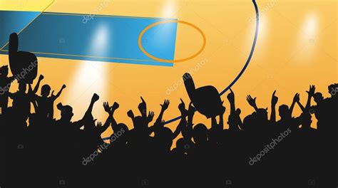 Crowd cheering in a basketball game vector Stock Vector by ©kozzi2 ...