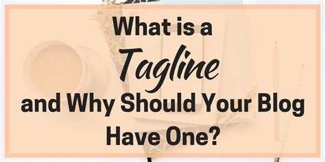 What is a Tagline and Why Should Your Blog Have One? | Skylark Virtual Services