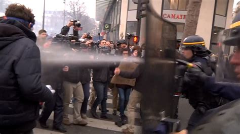 Global Climate March: Clashes in Paris as Protesters Rally Ahead of COP21 - NBC News