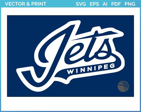 Winnipeg Jets - Wordmark Logo (2018) - Hockey Sports Vector SVG Logo in ...