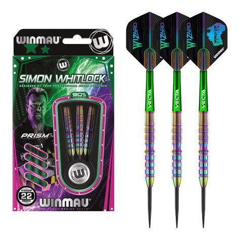 Buy Winmau Simon Whitlock World Cup Special Edition 90% Tungsten Steel Tip Darts from Darts Online