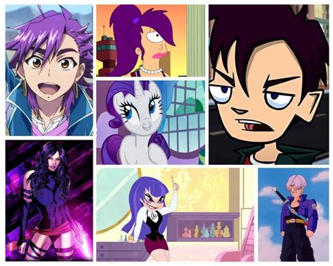 15 Popular Cartoon Characters Sporting Purple Hair