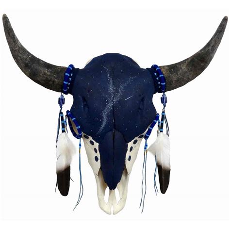 Native American Art & Crafts | Buffalo skull, Painted cow skulls, Skull ...