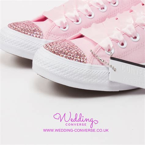 Pink Bride Custom Converse | Pink Converse