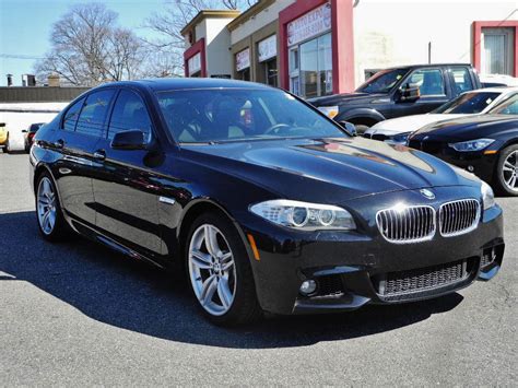 2013 BMW 5-SERIES 535I M SPORT PACKAGE 54468 Miles BLACK SEDAN 6 ...