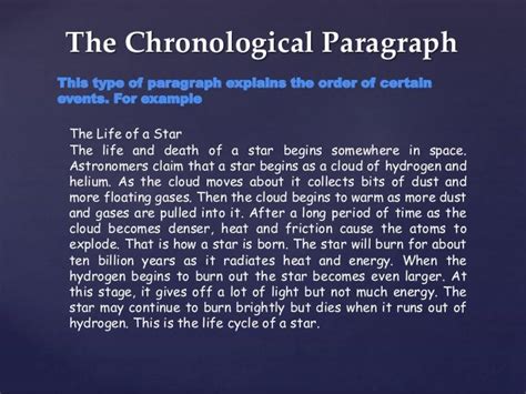 Types of Paragraph