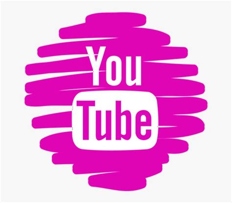 the words you tube are displayed on a pink background