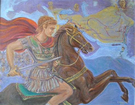 Alexander The Great Mural Alexander The Great Painting - upyourbutthealing