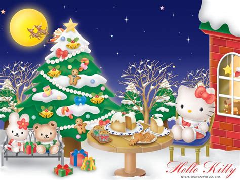 Hello Kitty Christmas Wallpapers - Top Free Hello Kitty Christmas Backgrounds - WallpaperAccess