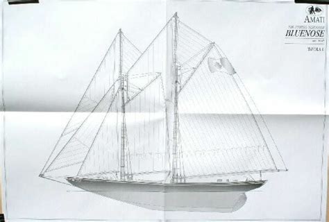 Bluenose Schooner Model Ship Plans - Amati (AM1047)