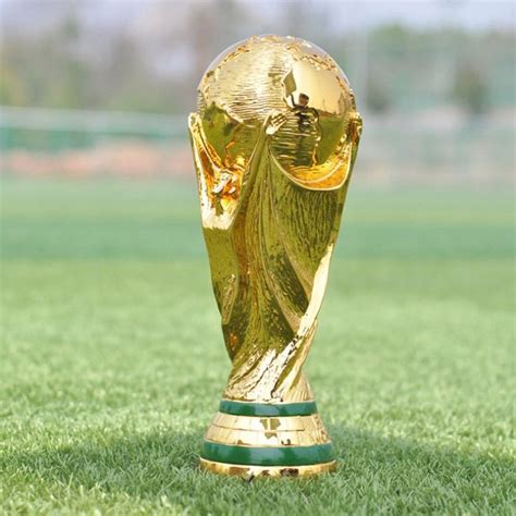 FIFA World Cup 2018 Trophy Replica Golden Football Fan Award Gift 14 ...