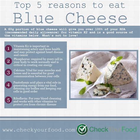 Health benefits of blue cheese - Check Your Food