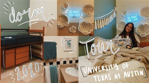 COLLEGE DORM TOUR 2020 | University of Texas at Austin - YouTube