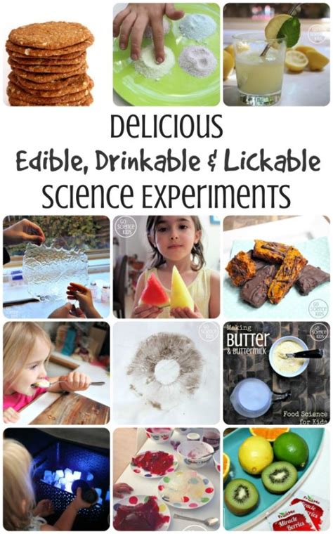 Edible Science Experiments for Kids | Food science experiments, Science ...