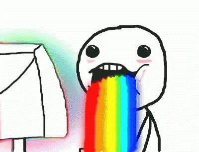 Rainbow Vomit GIF - Rainbow Vomit - Discover & Share GIFs