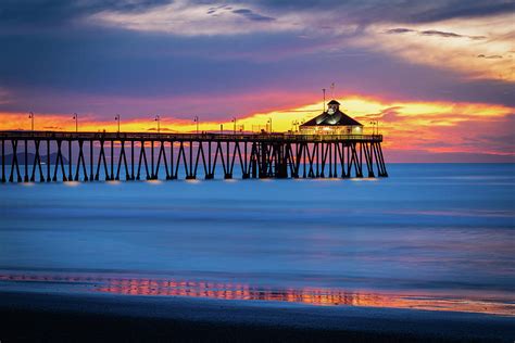 Sunset Imperial Beach Pier 03 Photograph by John Morris | Fine Art America