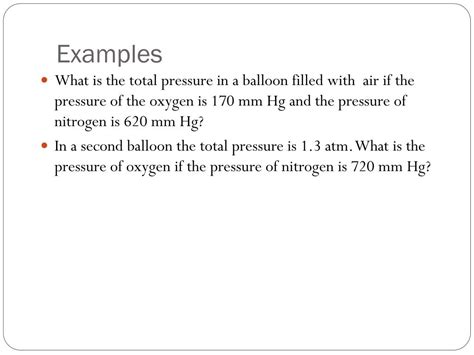 PPT - Partial Pressure PowerPoint Presentation, free download - ID:6502396