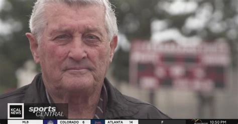 Banning High School honors longtime coach - CBS Los Angeles