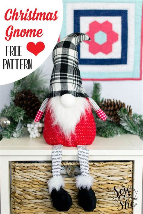 EASY FREE SEWING PATTERNS: 20 Free Holiday Gnome Patterns - On the ...