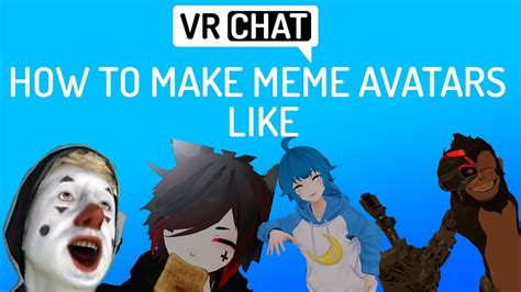 Vrchat Meme Avatars - Captions Ideas