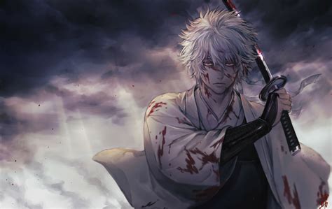 Gintoki Sakata Cool Art Wallpaper, HD Anime 4K Wallpapers, Images and ...