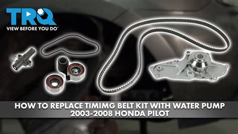 How to Replace Timing Belt Kit with Water Pump 2003-2008 Honda Pilot | 1A Auto