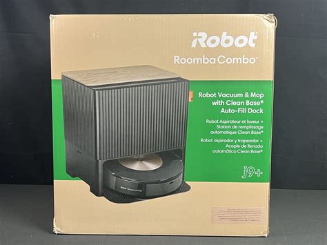 IRobot Roomba Combo J9+ Self-Emptying Auto-Fill Robot Vacuum & Mop New Open Box