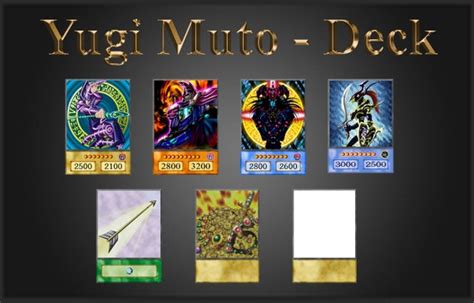 Yu-gi-oh Anime Deck: Yugi Muto Duelist Kingdom Deck - Etsy