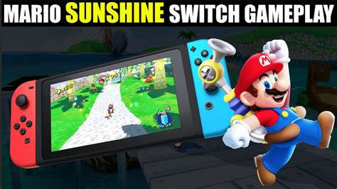 Super Mario Sunshine HD Switch Gameplay - 1080p Direct Feed - YouTube