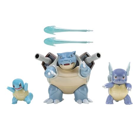 Buy Pokémon Select Evolution 3 Pack - Features 2-Inch Squirtle, 3-Inch ...