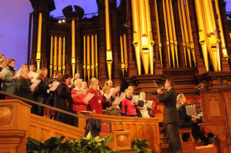 Catholic Visitors Sing in Mormon Tabernacle Choir Seats