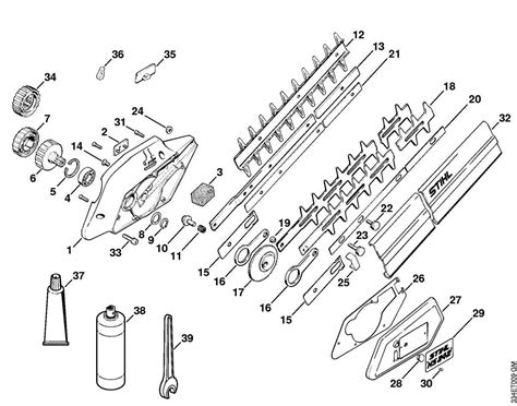 An Illustrated Guide to Stihl Long Reach Hedge Trimmer Parts: Diagram ...