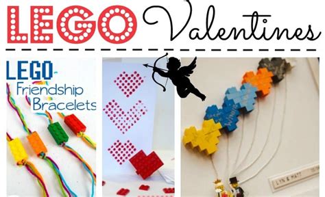 LEGO Valentines Day - Red Ted Art - Kids Crafts