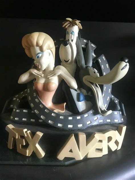 Tex Avery Droopy Dog Wolf Red The Girl Heavy Faded Statue Demons ...