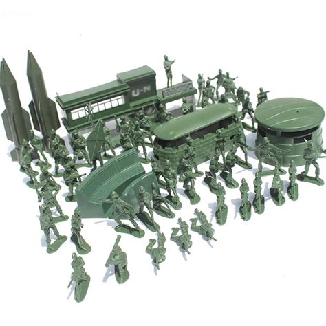 Aliexpress.com : Buy 56pcs Military Army Men Figures Boys Toy 5CM Plastic Toy Soldiers Model ...