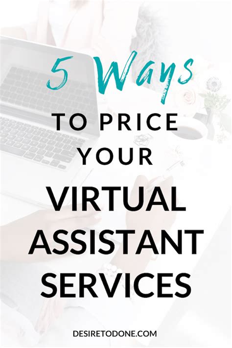 5 Ways to Price Your Virtual Assistant Services » Desire to Done