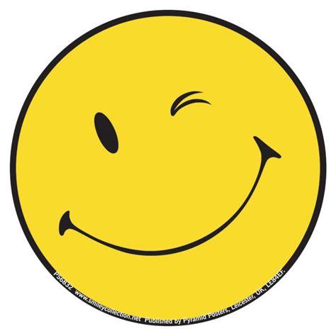 SMILEY - wink Sticker | Sold at EuroPosters