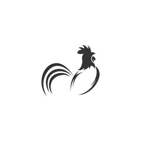 vector de plantilla de diseño de icono de logotipo de gallo 6725321 Vector en Vecteezy